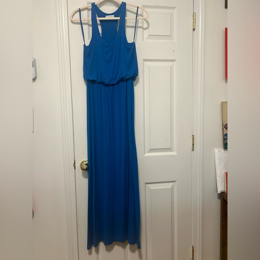 Bright Blue maxi sundress great pre-owned Condition